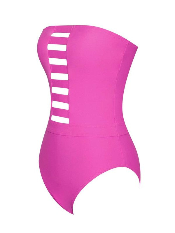 Waigeo Pink Cutout One Piece Swimsuit