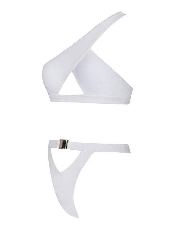 Hydra White Two Piece Swimsuit