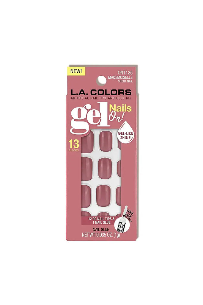 LA Colors Gel Nails Nail Tips Kit CNT125 Mademoiselle