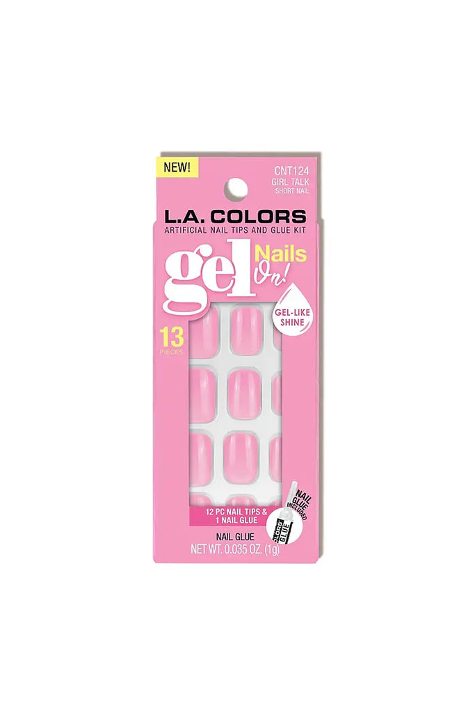 LA Colors Gel Nails Nail Tips Kit CNT124 Girl Talk
