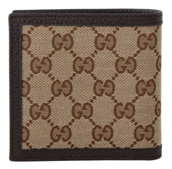 Gucci Brown GG Guccissima Pattern Bifold Wallet