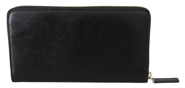 VERSACE Zip Around Leather Wallet