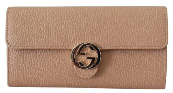 Gucci Beige Icon Leather Wallet