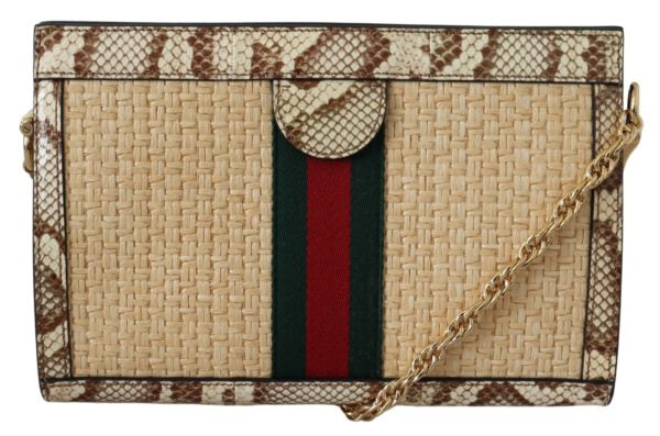 Gucci Beige Orphidia Chain Shoulder Bag
