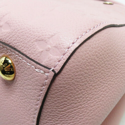 Louis Vuitton MM Monogram Empreinte Leather Rose Ballerine